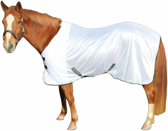 TuffRider Comfy Mesh Fly Sheet | UV Protection Horse Sheet, Standard Neck, 130 Grams Breathable Polyester Mesh