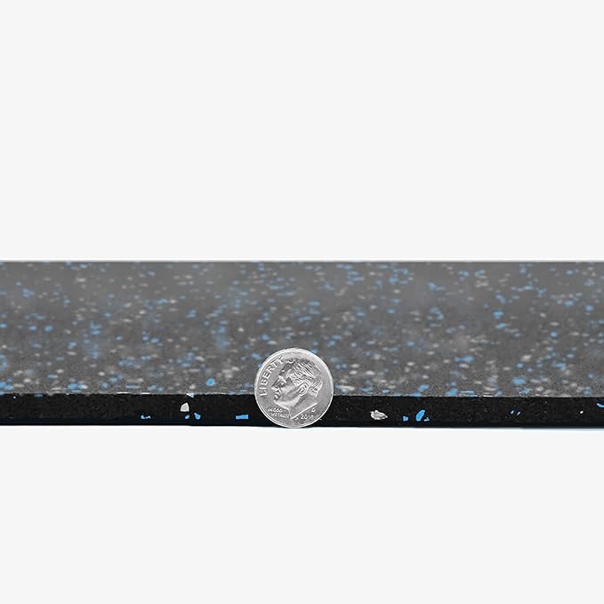 Flooring Inc's 1/4" Thick Tough Rubber Flooring Roll | Flexible Recycled Rubber Floor Mats for Home Gym | Heavy Duty Rubber Mat for Home Gyms, Sheds, Horse Stall Mat or Trailer