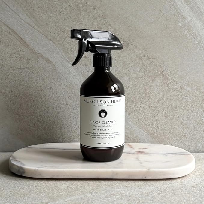 Murchison-Hume Natural Floor Cleaner Spray – Pet-Friendly, Non-Toxic, Plant-Based Formula for Hardwood, Tile & Laminate – Streak-Free Shine, Fresh Scent – 17oz Bottle-Australian White Grapefruit