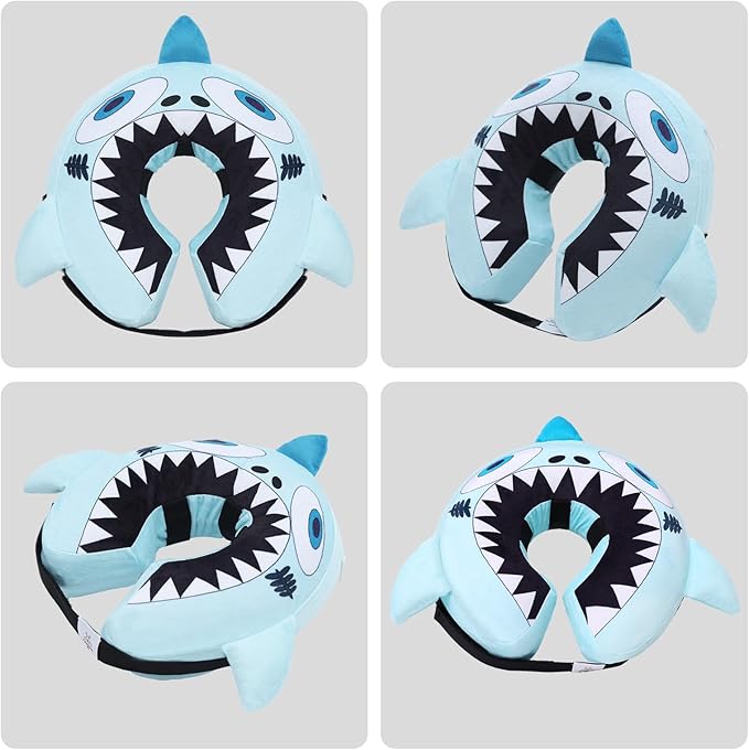 CuteBone Inflatable Dog Donut Collar with Removable Soft Fleece Covers for Small/Medium/Large Dogs and Cats After Surgery GWB12M