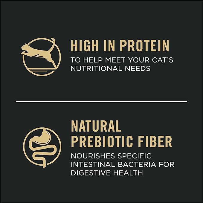 Purina Pro Plan High Protein Cat Food With Probiotics for Cats, Chicken and Rice Formula - 7 lb. Bag