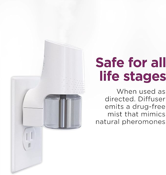 COMFORT ZONE Value Kit; 3 Multicat Diffusers & 6 Refills; Cat Calming Pheromone; Reduce Stress, Aggression, Fighting, Urine Marking, Scratching