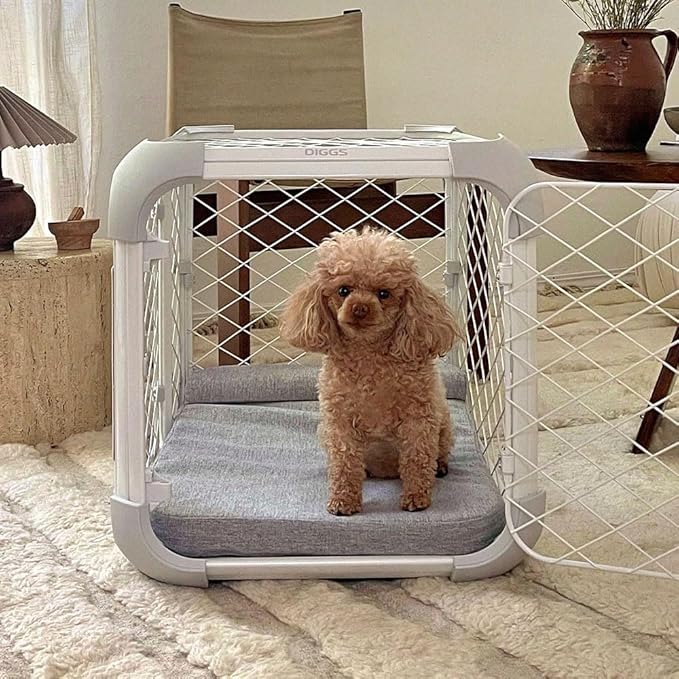 Diggs Bolstr Orthopedic Dog Bed with Headrest - Dog Crate Bed for Evolv Crate & Other Standard Pet Kennels - Durable & Comfortable - (Small)