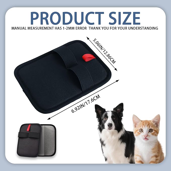 Pet Hair Remover,1 PCS Pet Hair Removal Glove,Electrostatic Gloves for Cats&Dogs,New Upgrade Efficient Grooming Gloves for Pet Hair,Reusable Animal Fur Removal Tool for Couch,Furniture,Carpet,Curtain