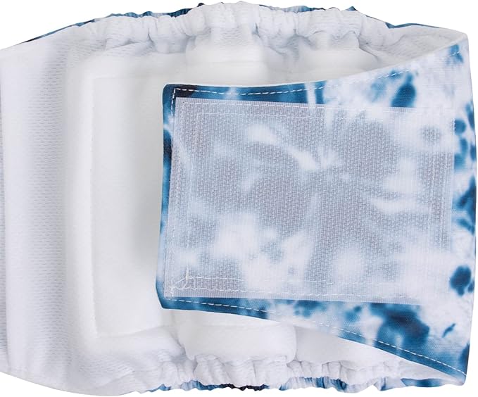 CuteBone Belly Band for Dogs Male Reusable Diapers Washable Wrap DM35XS
