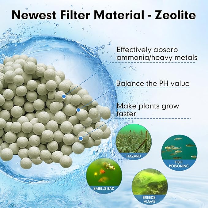 fishkeeper 6 Pack Medium Filter Cartridges Compatible with Tetra Whisper Bio-Bag Filters Replacement Filter Cartridges for Whisper Filters 10i / IQ10 / PF10 and TetraFauna ReptoFilter(Ready to Use)