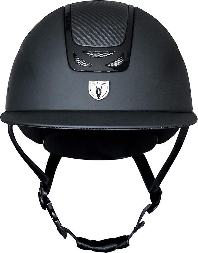 TIPPERARY EQUESTRIAN Horse Riding Helmet - Royal Wide Brim - English Style Protective Horseback Riding Apparel - Safety Helmet with Cooling Ventilation