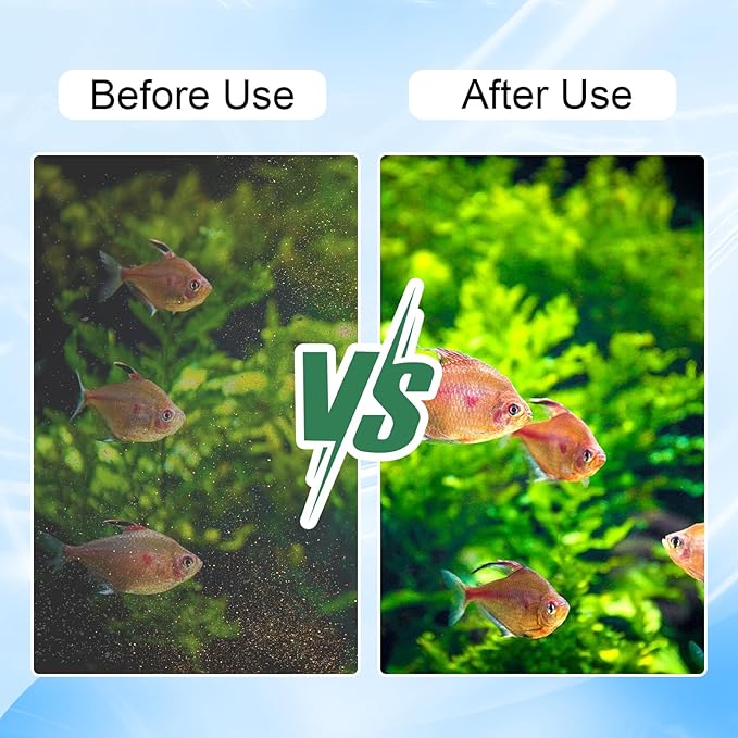 driamor 16 Pack Large Filter Cartridges Compatible with Whisper Filters 20i/40i IQ20/30/45/60 PF20/30/40/60, Aquarium Filter Cartridge Replacement Assembled Compatible with ReptoFilter