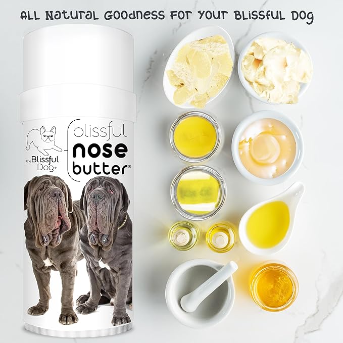 The Blissful Dog Neapolitan Mastiff Unscented Nose Butter - Dog Nose Butter, 2 Ounce