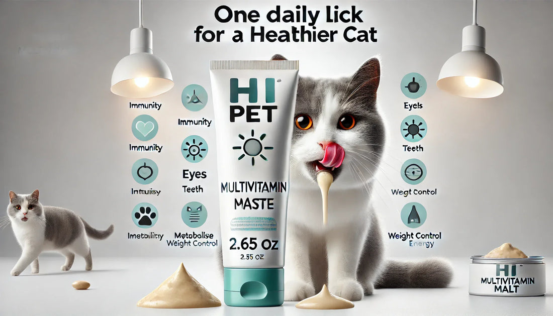 One Daily Lick for a Healthier Cat: Hi Pet Multivitamin Malt
