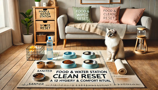 Food & Water Station Clean Reset: A 12-Minute Hygiene & Comfort Ritual