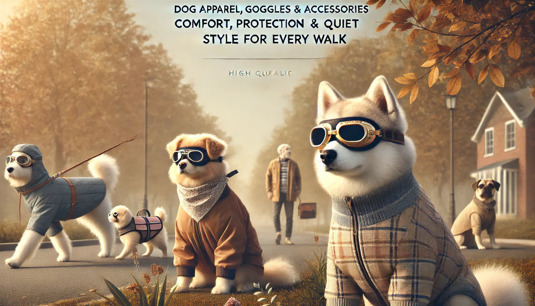 Dog Apparel, Goggles & Accessories: Comfort, Protection & Quiet Style for Every Walk