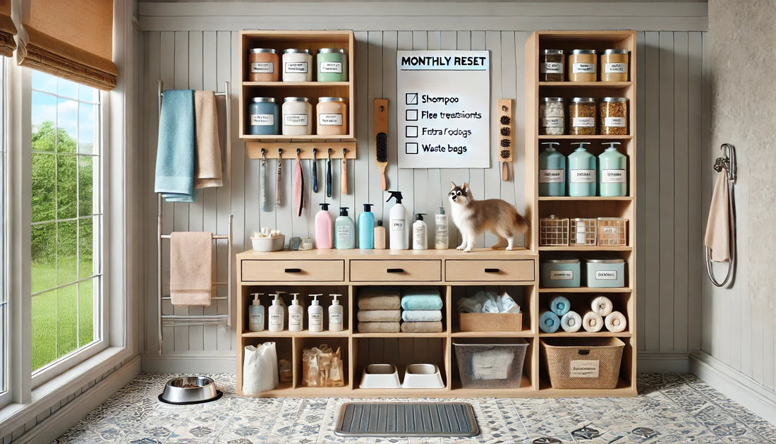 Monthly Pet Supply & Hygiene Reset: Organized, Clean & Ready