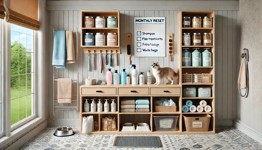 Monthly Pet Supply & Hygiene Reset: Organized, Clean & Ready