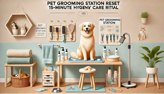 Pet Grooming Station Reset: 15-Minute Fur & Hygiene Care Ritual