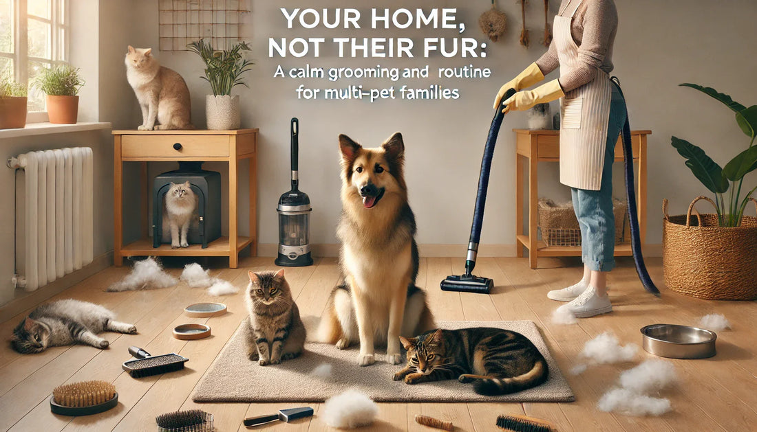Your Home, Not Their Fur: A Calm Grooming and Cleaning Routine for Multi-Pet Families