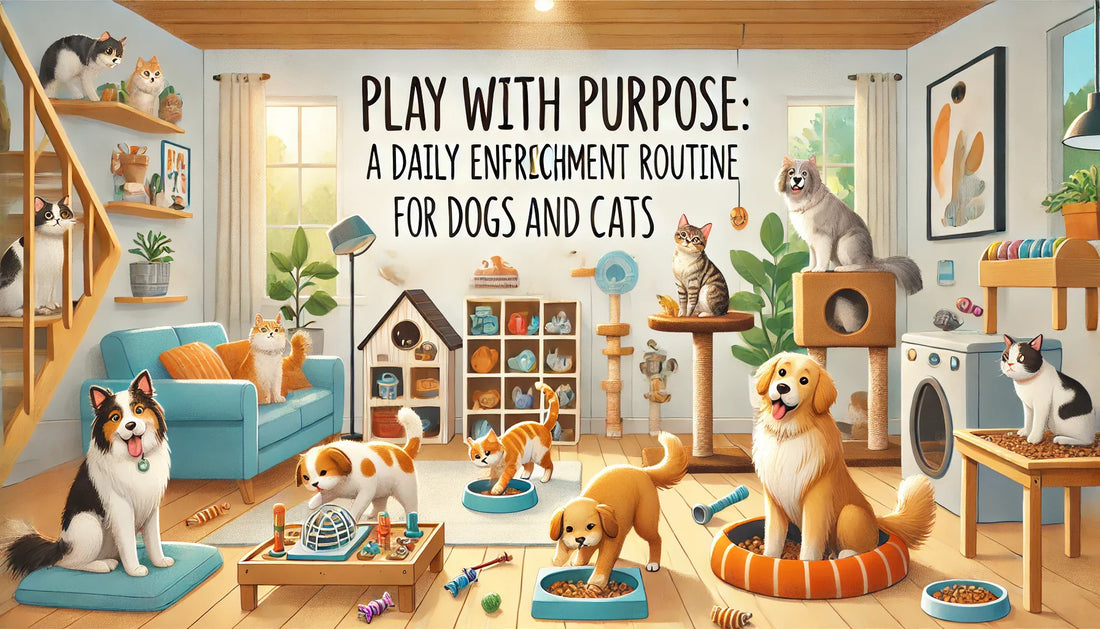Play With Purpose: A Daily Enrichment Routine for Dogs and Cats