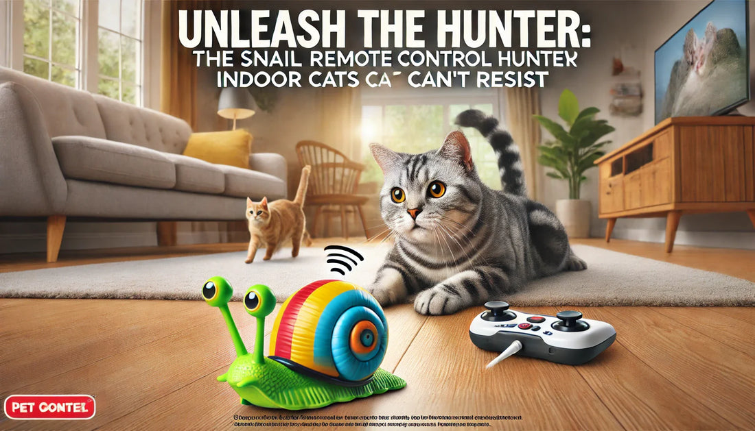 UNLEASH THE HUNTER: The Snail Remote Control Toy Indoor Cats Can’t Resist