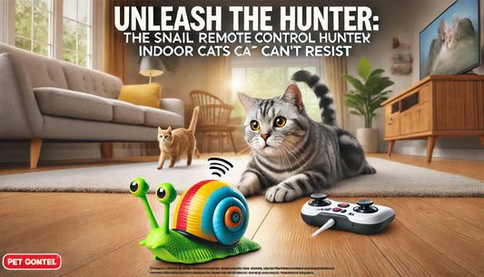 UNLEASH THE HUNTER: The Snail Remote Control Toy Indoor Cats Can’t Resist