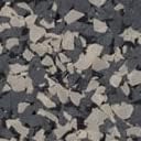 American Floor Mats - Extreme Rubber Gym Tiles - 1 Inch Thick Colorful Rubber Gym Tiles - Superior Shock and Sound Absorbing Tiles - 95% Dark Greys 4 Tile Pack (Covers 16 Sq Ft)