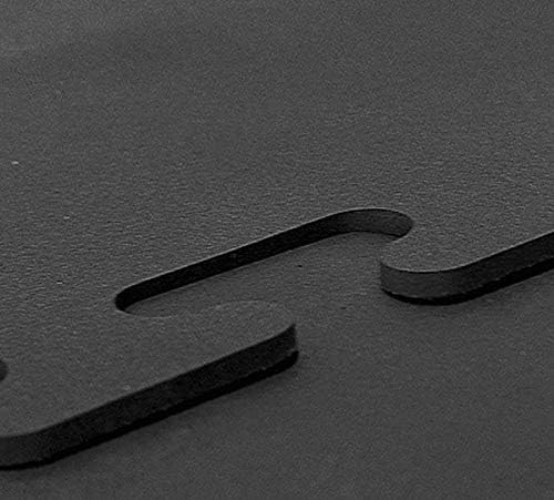 American Floor Mats - Heavy Duty Stall Tiles - Stable/Horse Tiles - Thick, Durable Rubber Flooring Solid Black 6' x 10' Set 3/4" Thick (15 Tiles Total)