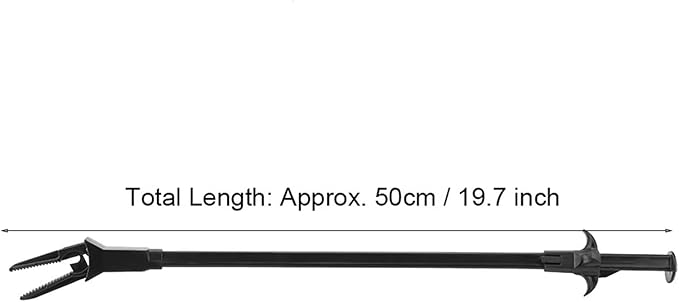 Aquarium Tweezer, 19.7 inch Aquarium Tongs, Water Plants Algae Plastic Clamp Clip Cleaning Tool, Multi Purpose Plant Pruning Pliers Cleaner Fish Tank Tweezer for Fresh and Saltwater Fish Tanks