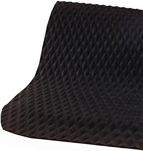American Floor Mats Hog Heaven 5/8 inch Black & Black Border 5' x 6' Nitrile Backed Anti-Fatigue Comfort Mat