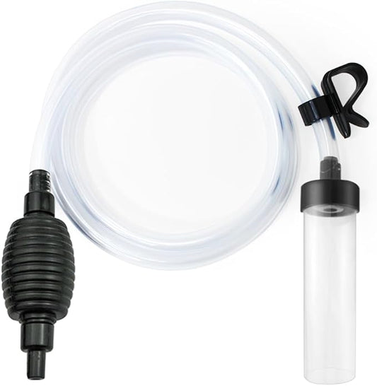 5ft-S Aquarium Siphon Vacuum Cleaner for Fish Tank Cleaning Gravel & Sand