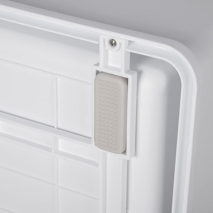 PawHut Fully Enclosed Litter Box with Scoop, Hooded Litter House with Drawer Tray, Foldable Smell Proof Cat Potty with Front Entry, Top Exit, Portable Pet Toilet with Large Space, Green