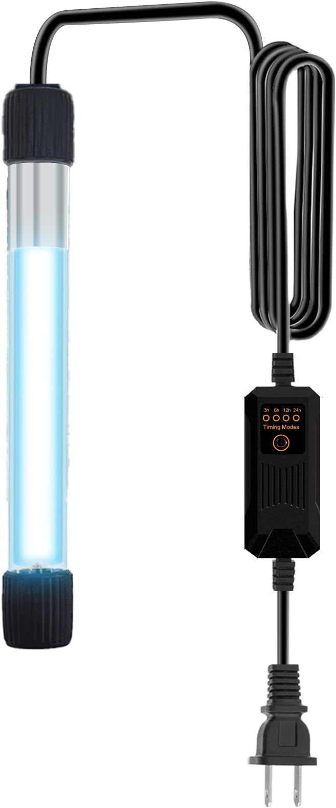 AquaMiracle Replacement Light Bulb for Aquarium Filter, Fish Tank Filter Replacement Parts, Including 1 x 5W Light Bulb with Timer