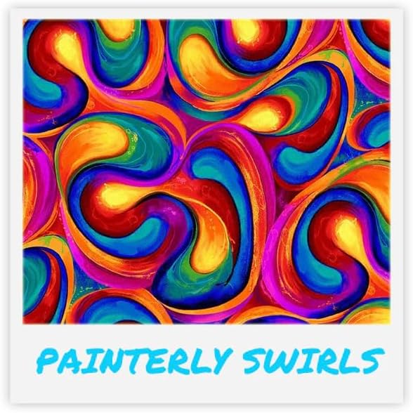 Kitty Kick Stix 15" Catnip Kicker Toy – Set of 2 | Handmade in USA | Interactive Cat & Kitten Toy | Durable Kicker Packed with 100% Potent Catnip for All Breeds (Paintery Swirls)