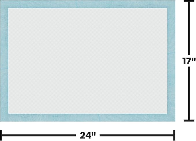 BV Small Puppy Pads 100 Count 17"x24" - Leak-Proof & Absorbent Pee Pads For Dogs with 6-Layer Design, Rapid Dry Sheet & Built-In Attractant - Dog Pad with Odor Control, Perfect for Puppies&Senior Dogs