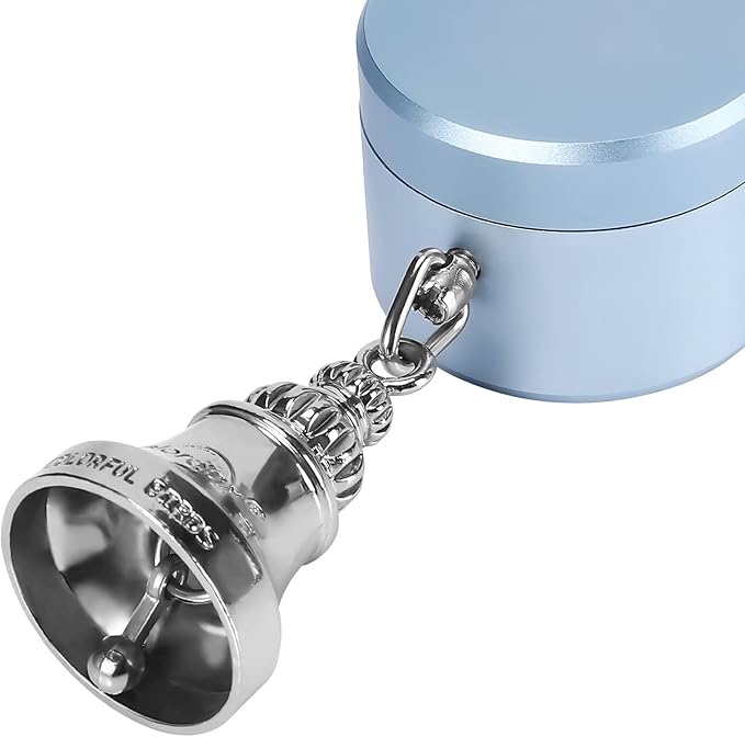 Colorday Bird Toys Parrot Talking Coach & Interactive Voice Bell for Parakeet, African Grey, Amazon Parrots, Quaker, Cockatiel, Conure (Blue)