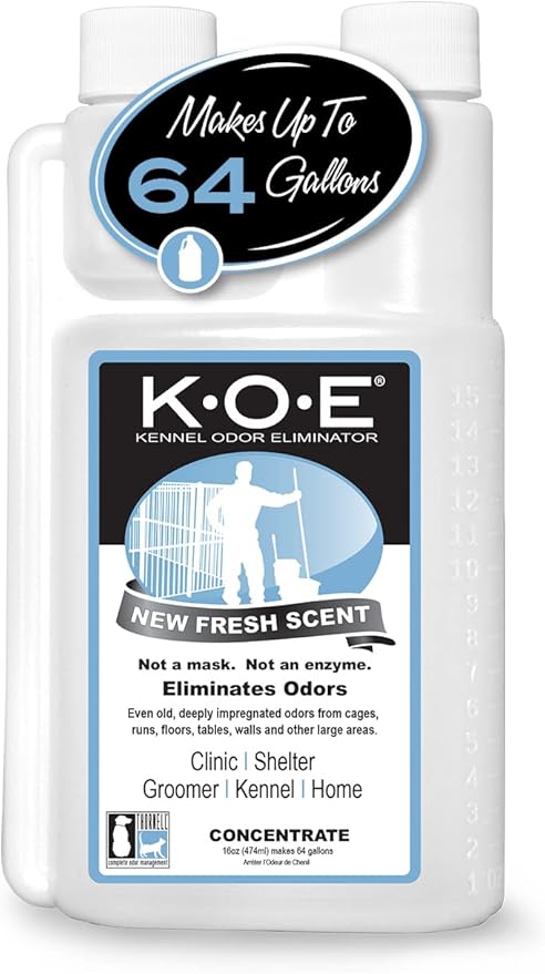 K.O.E Kennel Odor Eliminator Fresh Scent Concentrate 16 oz