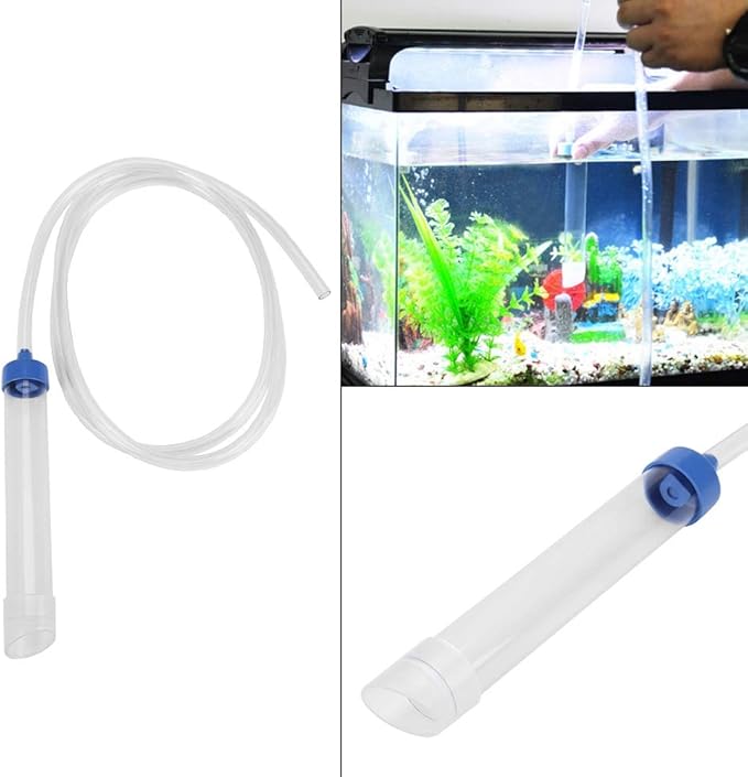 Fish Tank Siphon Cleaner Aquarium Siphon Tube, Aquarium Water Changer, Fish Tank Gravel Cleaner Aquarium Fish Tank Cleaner Aquarium Siphon, Long Nozzle Water Changer Aquarium Cleaning Tool