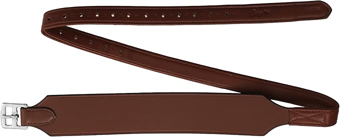 Exion Wide Stability Stirrup Leathers for English Saddles | Premium Cowhide Leather | Enhanced Leg Stability & Comfort | Sizes: 48" to 62"