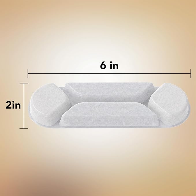 UPSKY 2.25Gal Elevated Dog Water Fountain Filter, 5 Pcs Replacement Filters, Multi-Layer Filtration System Carbon Filters Compatible with 8.5L/2.25Gal 4 Heights Adjustable Fountain