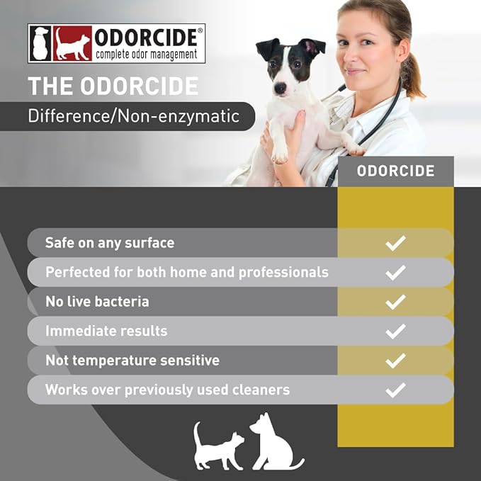 Ordorcide K.O.E. Apricot Odor Eliminator 16 oz for Strong Odor for Cages, Runs & More – Pet Odor Eliminator for Home & Kennel w/Safe, Non-Enzymatic Formula