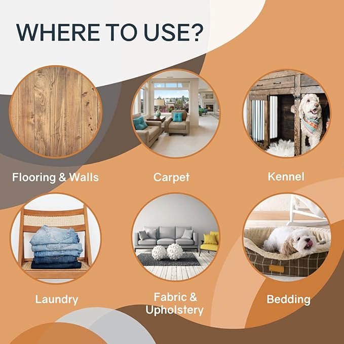 Thornell Dog Odor-Off Pet Odor Eliminator Soaker Bottle – 16 oz Ready to Use Dog Carpet Cleaner Soaker – Dog Urine Carpet Cleaner for Home, Glandular Secretions, Feces Odors on Carpet, Cages, & More