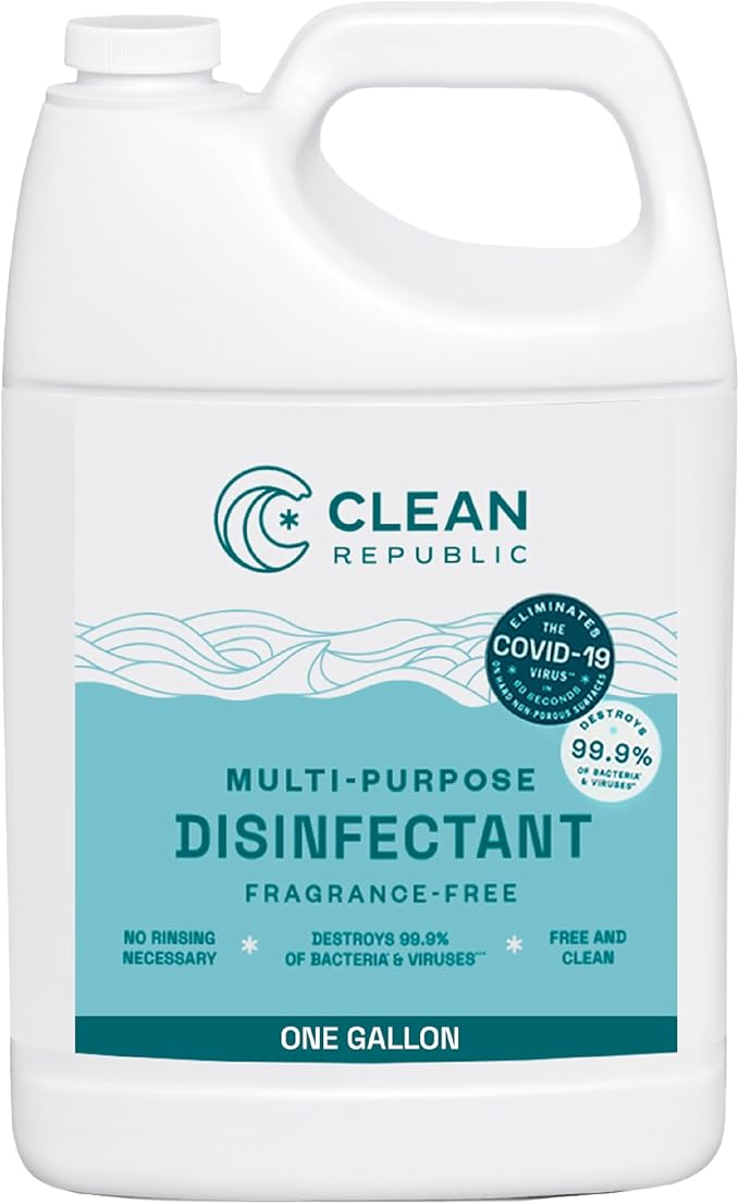 Clean Republic Multi-Purpose Disinfectant Cleaner, 1 Gallon Bottle