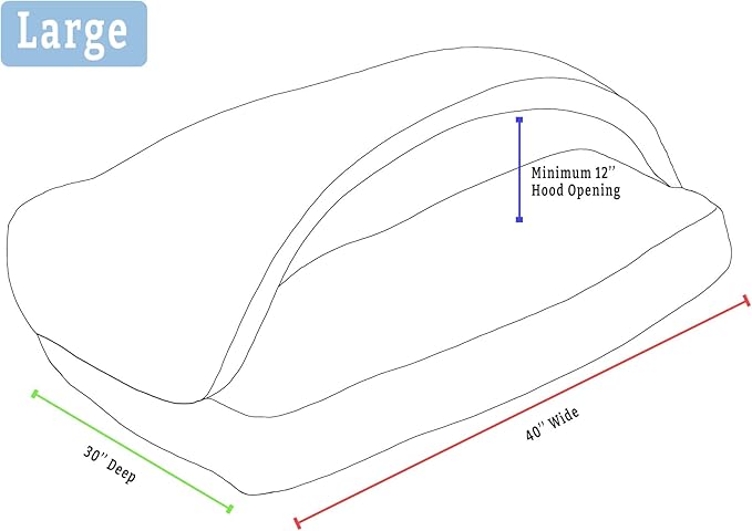 Snoozer Pet Products Luxury Rectangle Cozy Cave Dog Bed with Microsuede, Showdog Collection, Large, Merlin Camel