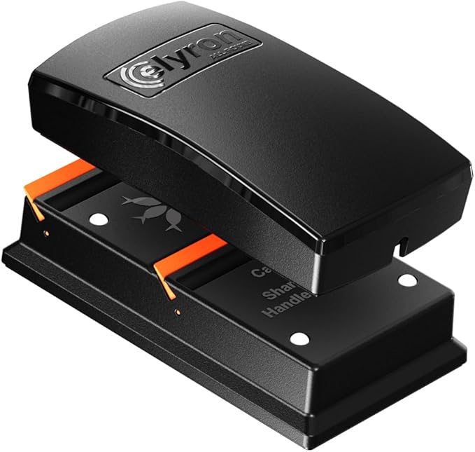 Elyron Dual Scraper Magnetic Aquarium Cleaner,Strong Magnetic Fish Tank Cleaner & Aquarium Algae Scraper for Glass/Acrylic Tanks (Small for ≤1/2" (12mm) Thick Glass)