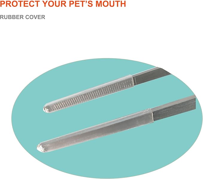 Extra Long Tweezers with Rubber Cover Tips, Fecsam Feeding Tongs - 2 Pack/18.9 inch Aquarium Stainless Steel Large Aquascape Tools for Fish Tank, Terrarium，Aquascaping, Reptile, Bearded Dragon