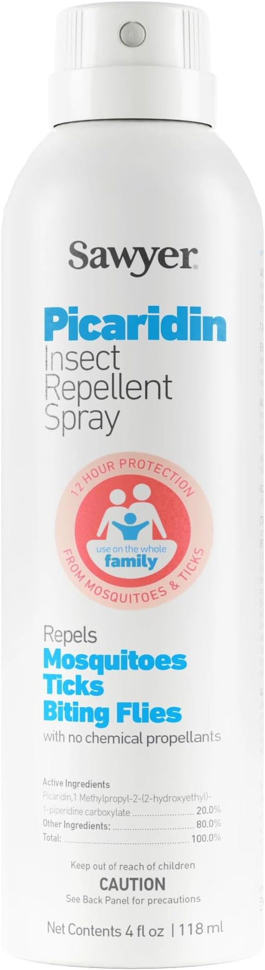 Sawyer Products SP874 Picaridin Insect Repellent Spray, 20% Picaridin, 4-Ounce, 1-Pack