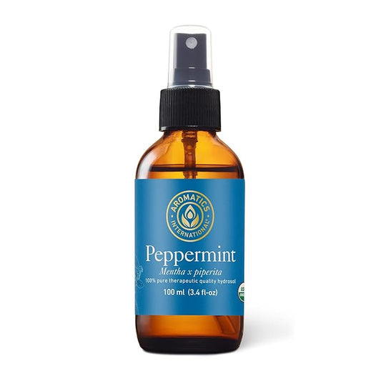 Aromatics International Peppermint Hydrosol 100ml | Cooling Aromatic Spray for Home