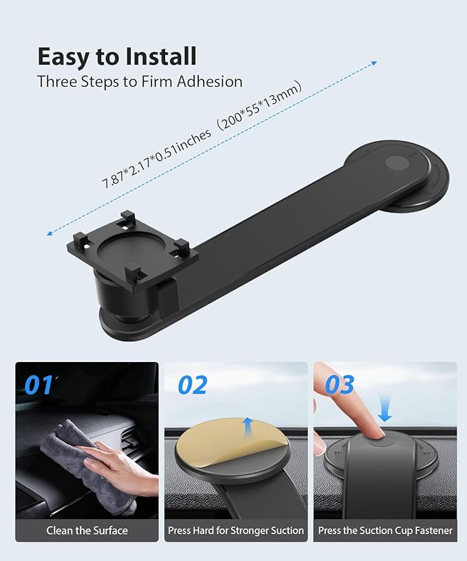 AUTO-VOX Wireless Backup Camera Kit: 5" Monitor, Dual Solar 5A Cams, Bendable Mount – Dual View for RV, Horse/Boat Trailer, Cargo, Campsite & Safe Parking