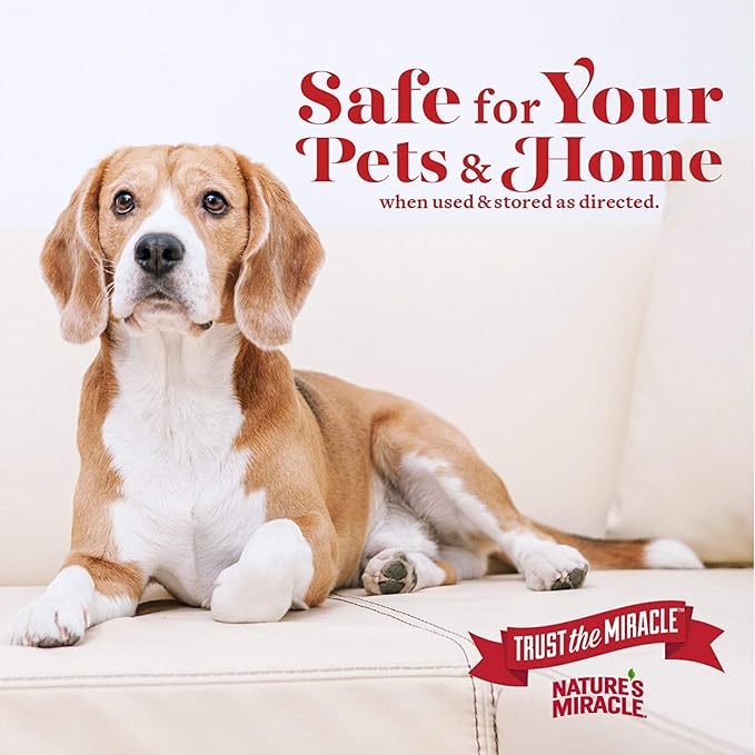 Nature's Miracle Stain and Odor Remover for Dogs, Odor Control Formula, Refill, 1.33 Gal