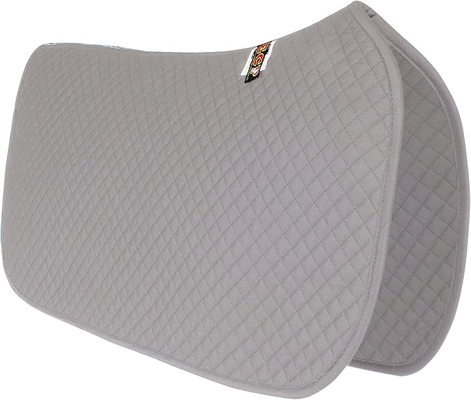 ECP Equine Comfort Products All Purpose Diamond Quilted Western Saddle Pad for Injury Prevention, Breathable, Hypoallergenic, Shock-Absorbing Cushion for Horse Comfort