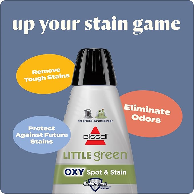 Bissell Little Green Mini Portable Carpet and Upholstery Deep Cleaner, Car/Auto Detailer, with HydroRinse Self-Cleaning Tool and 4" Tough Stain Tool, Limited Edition Color Dusk Pink, 4075L