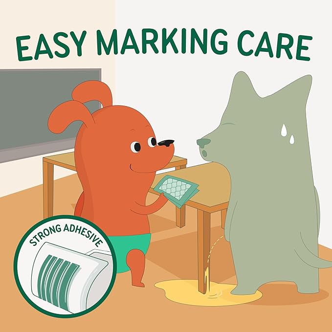 Disposable Dog Diaper Liners Booster Pads for Male & Female Dogs, 100ct, 4 Sizes Options, Doggie Diaper Inserts fit Most Types of Dog Diapers - Pet Belly Bands & Male Wraps (Medium (100 ct))